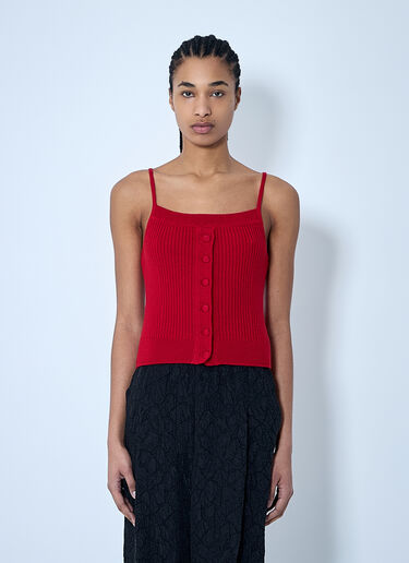Dries Van Noten 골지 탱크탑  레드 dvn0260019