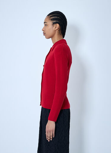 Dries Van Noten Rib Cardigan Red dvn0260020