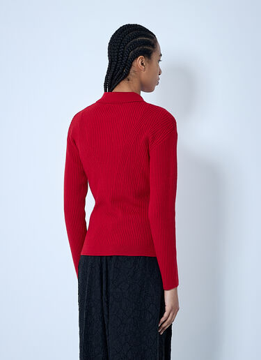 Dries Van Noten Rib Cardigan Red dvn0260020