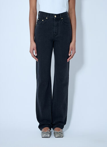 Jacquemus Le De Nîmes Droit ジーンズ  ブラック jac0260008
