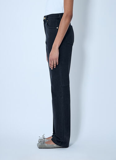 Jacquemus Le De Nîmes Droit ジーンズ  ブラック jac0260008