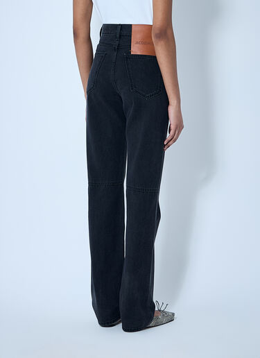Jacquemus Le De Nîmes Droit ジーンズ  ブラック jac0260008
