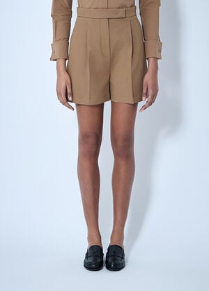 Max Mara 精裁短裤  米色 max0260031