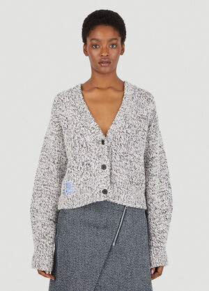 MCQ Cropped Cardigan Grey mkq0245024