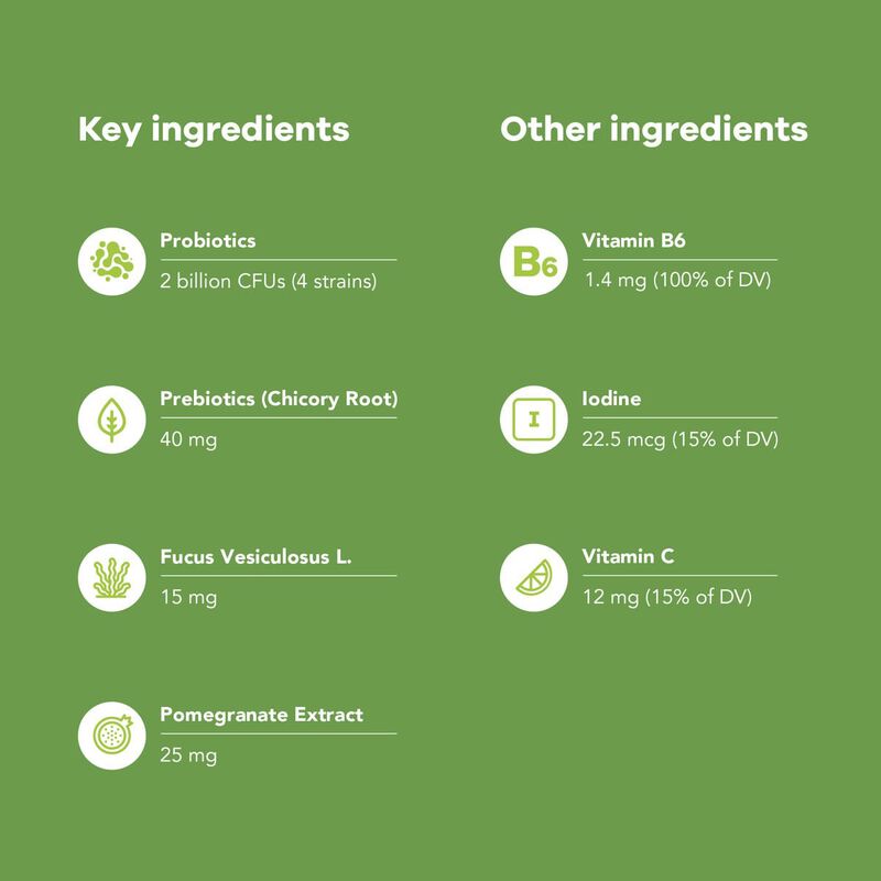 nutrili happy tummy  sugar free gummies supplement