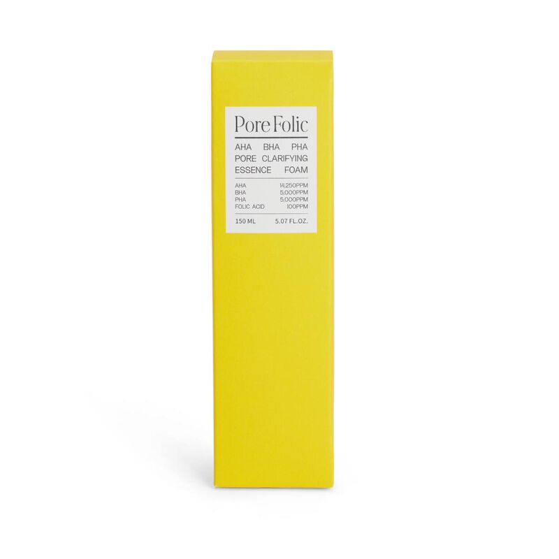 بورفوليك رغوة تنظيف لتنقية المسام aha bha pha