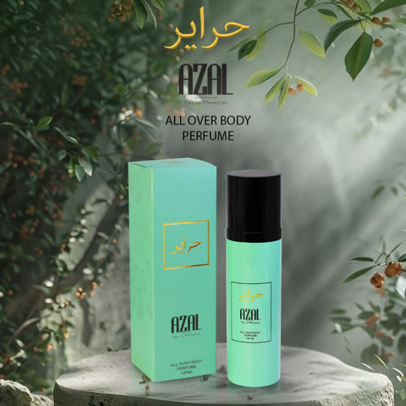 azal harayer all over hair  body