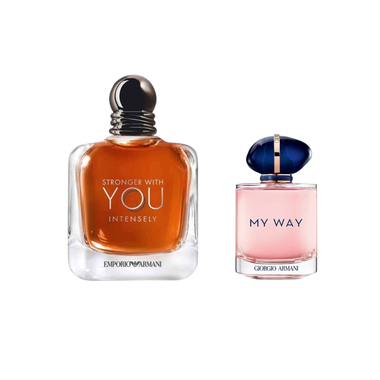 faces my way eau de parfum  50ml  x stronger with you intensely eau de parfum  100ml