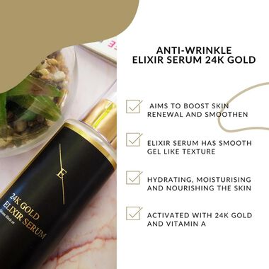 faces anti wrinkle elixir serum 24k gold
