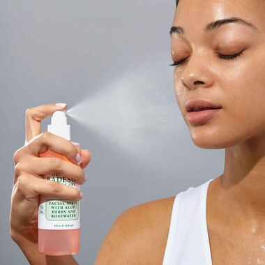 Facial Spray With Aloe, Herbs and Rosewater faces facial spray with aloe herbs and rosewater