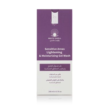 faces sensitive areas lightening   moisturizing gel wash