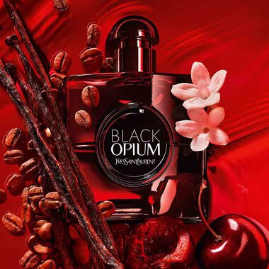 faces black opium over red