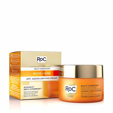 faces multi correxion revive   glow anti aging unifying cream rich 50ml