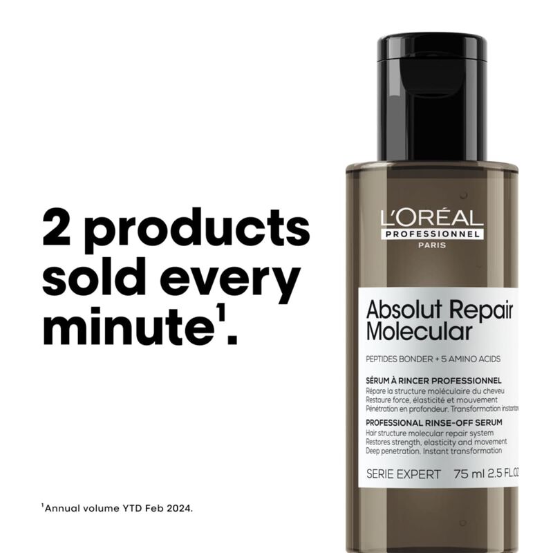 l'oreal professionnel absolut repair molecular deep molecular repairing hair rinseoff serum for damaged hair