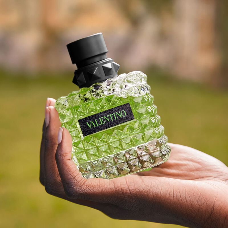 valentino born in roma donna green stravaganza