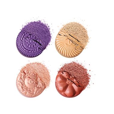 Les 4 Ombres Boutons بودرة رباعية لتظليل الجفون متعدّدة التأثيرات faces les 4 ombres boutons بودرة رباعية لتظليل الجفون متعدّدة التأثيرات