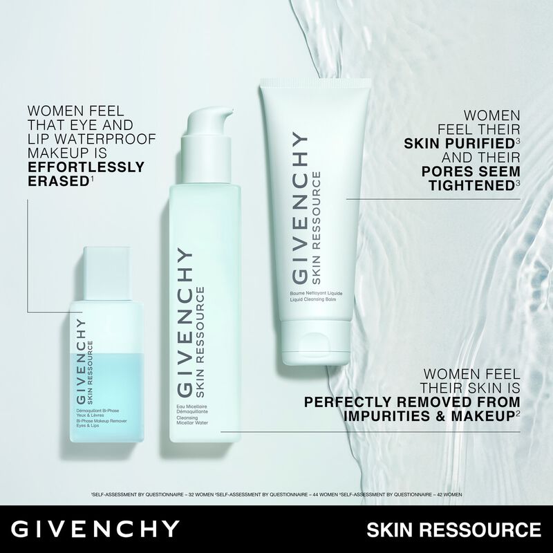givenchy skin ressource biphase makeup remover eyes  lips 100ml