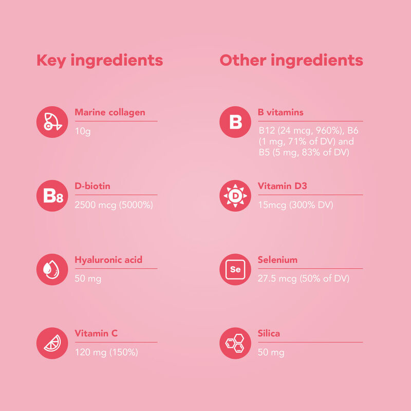 nutrili beauty collagen shots 20 drinks