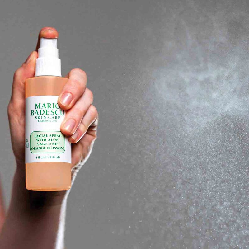 mario badescu facial spray with aloe, sage and orange blossom