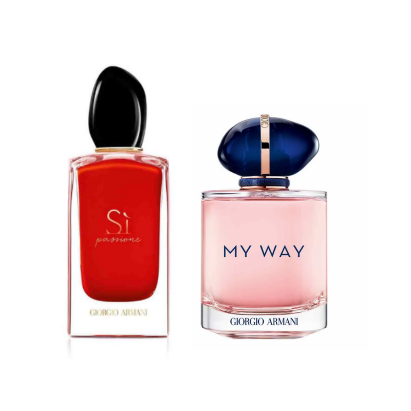 armani beauty si passione edp 50ml x  my way edp 50ml