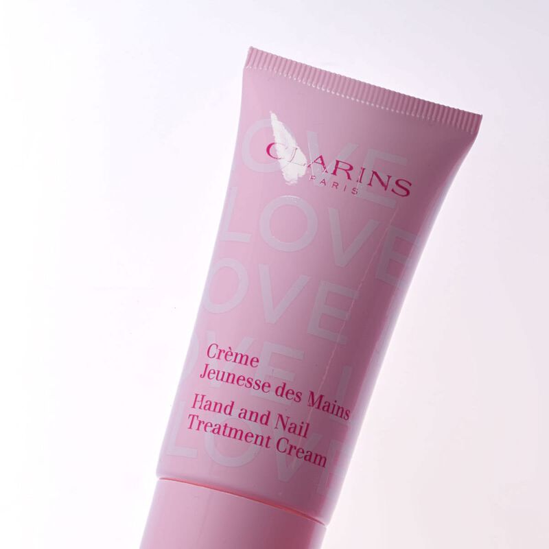 clarins hand and nail treatment cream  love collection