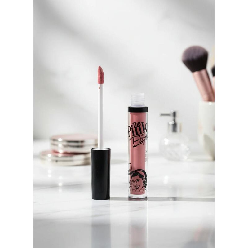 the pink ellys liquid matte lip gloss