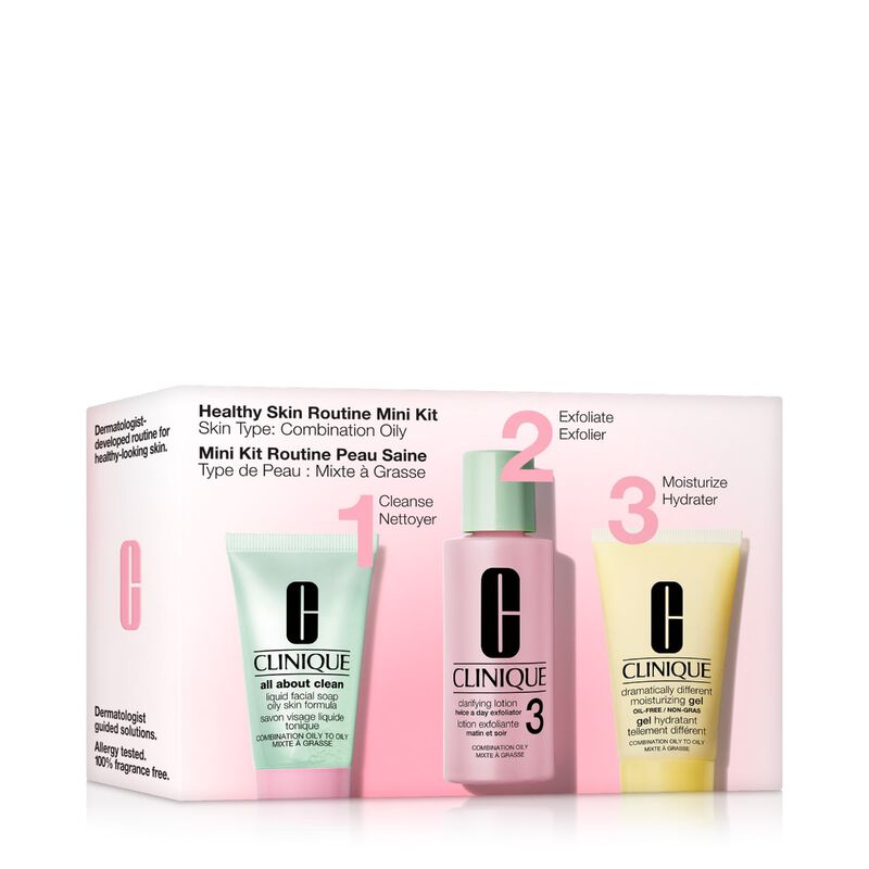 clinique mini 3step kit for combination oily skin  type 3