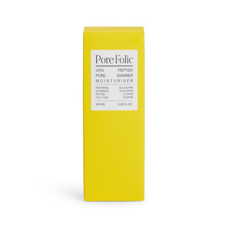 porefolic vita peptide pore barrier moisturiser
