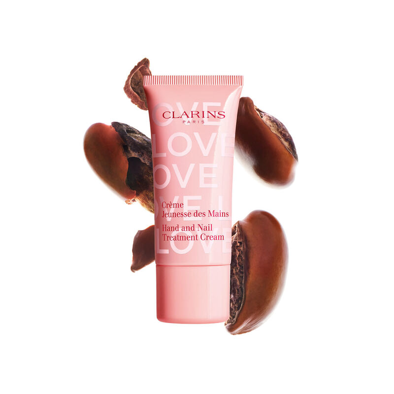 clarins hand and nail treatment cream  love collection