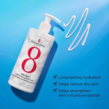 faces eight hour daily hydrating body lotion