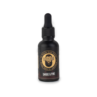 Smoke and Pine Beard Oil faces smoke and pine beard oil