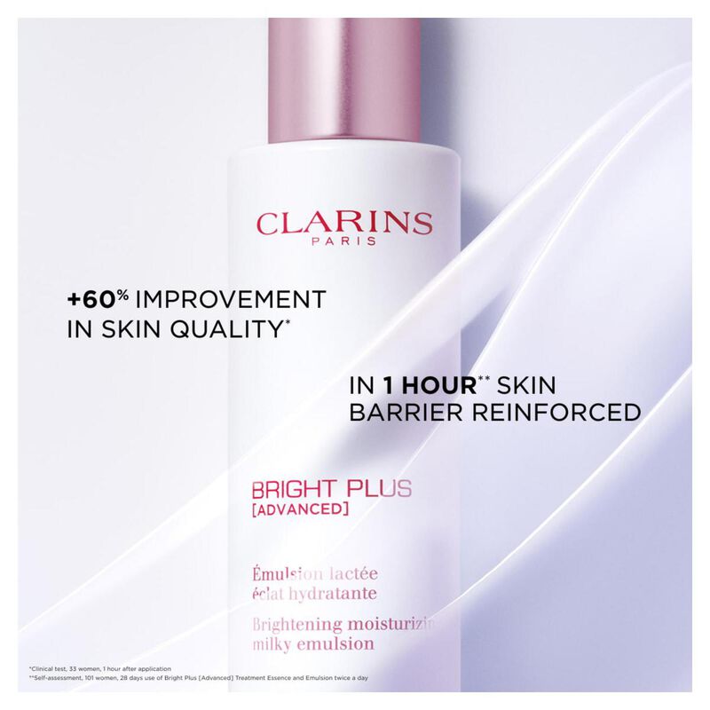 clarins bright plus advanced milky emulsion