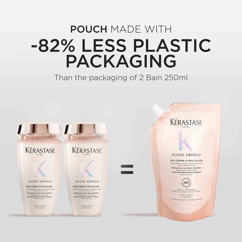 kerastase gloss absolu bain creme hydraglaze refill pouch