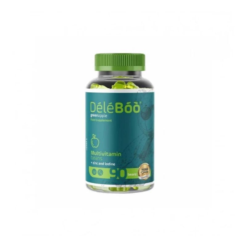 deleboo multivitamin + zinc and iodine apple