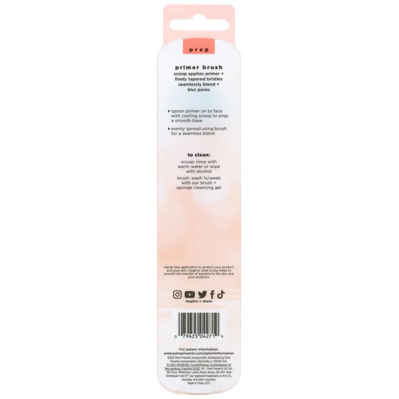real techniques primer facial skincare brush