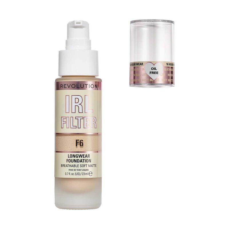 revolution revolution irl filter longwear foundation f6