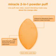 faces miracle 2 in 1 powder puff
