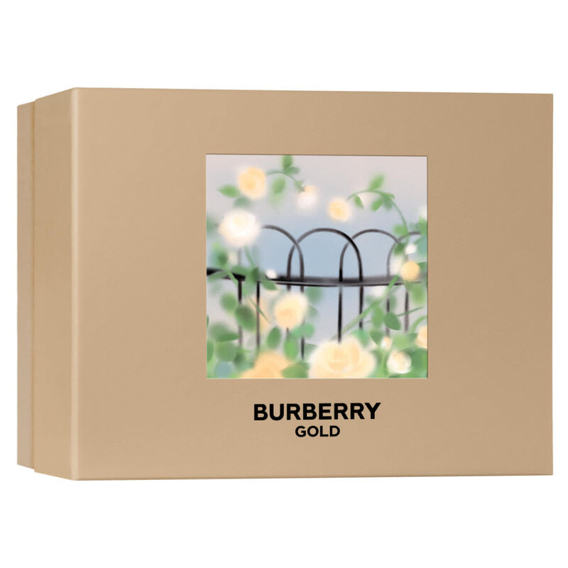 burberry gold edp  body lotion trio