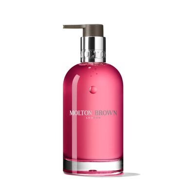faces fiery pink pepper fine liquid hand wash glass bottle
