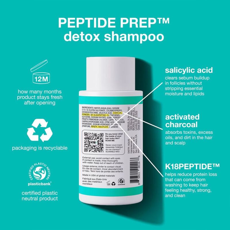 k18 peptide prepp detox shampoo