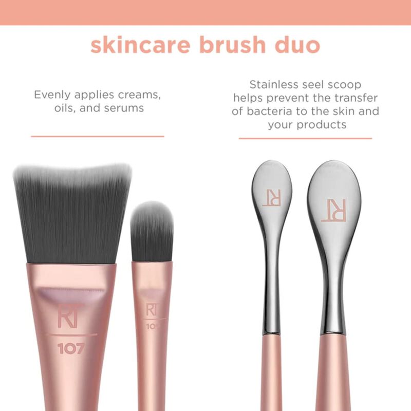 real techniques skincare brush duo