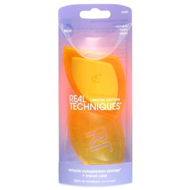 faces miracle complexion sponge   travel case