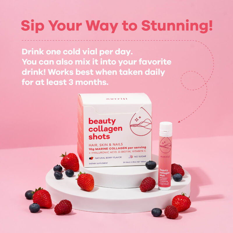 nutrili beauty collagen shots 20 drinks