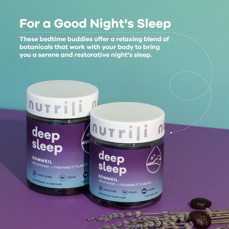 nutrili deep sleep sugar free gummies