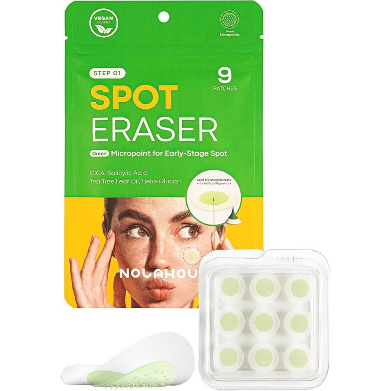 nolahour spot eraser step 1 micropoint patches for earlystage spots