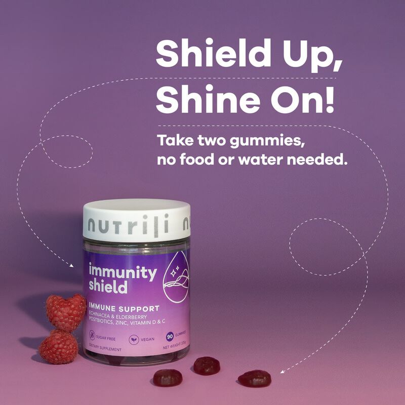 nutrili immunity shield  sugar free gummies