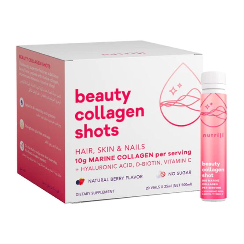 nutrili beauty collagen shots 20 drinks