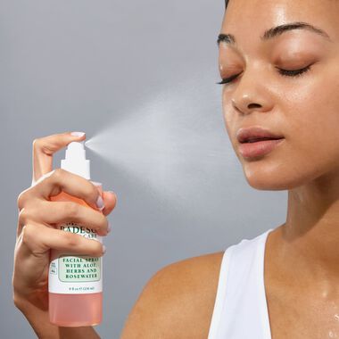 Facial Spray With Aloe, Herbs and Rosewater faces facial spray with aloe herbs and rosewater