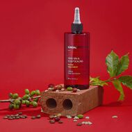 faces caffeine water treatment herb mint