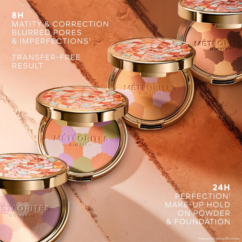guerlain meteorites mattifying  setting compact